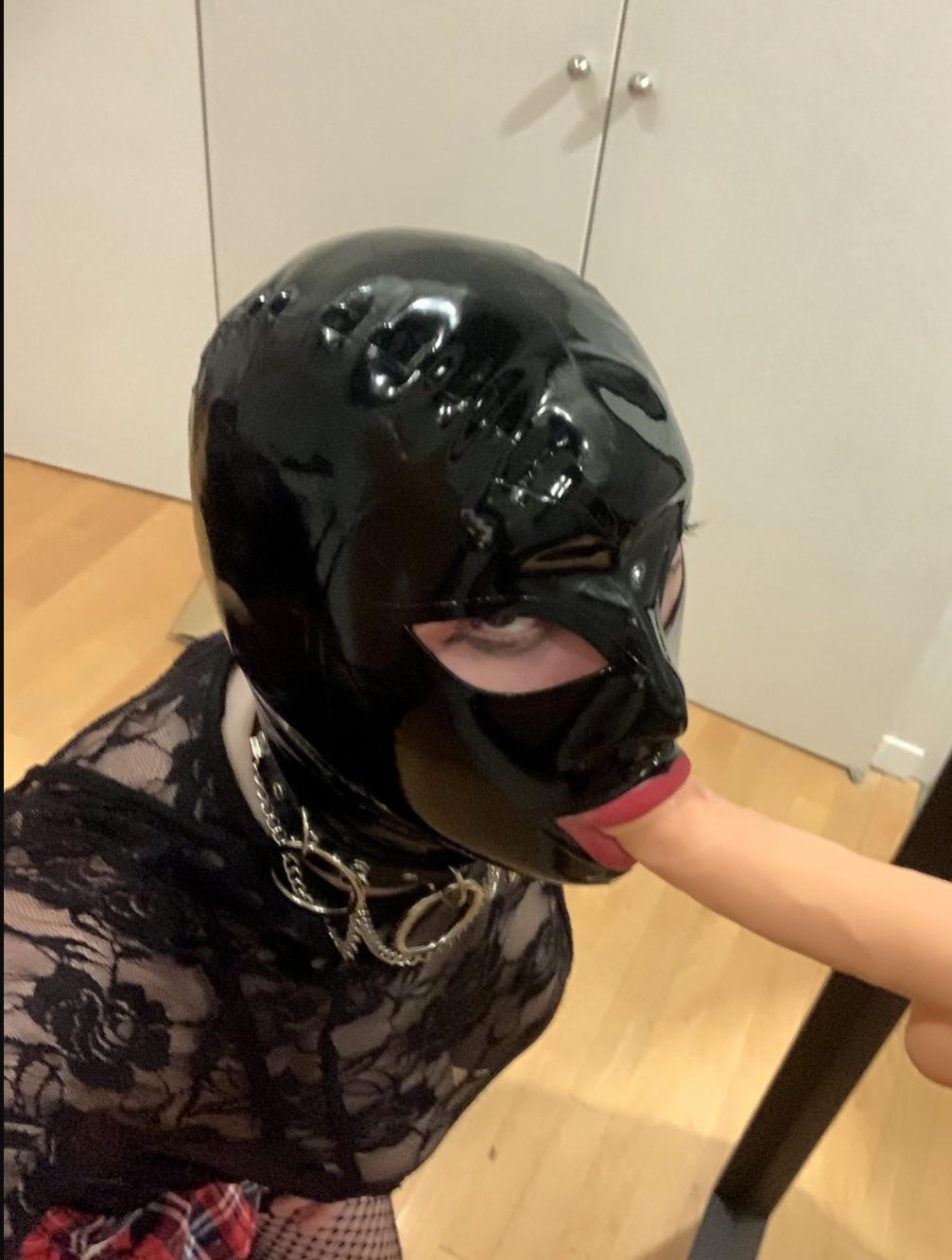 I Don’t Know Why But When I Wear My Latex Hood I Turn Into Cock Hungry Slut