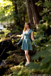 A Tale As Old As Time; Latex Dress In Fairytale Woods