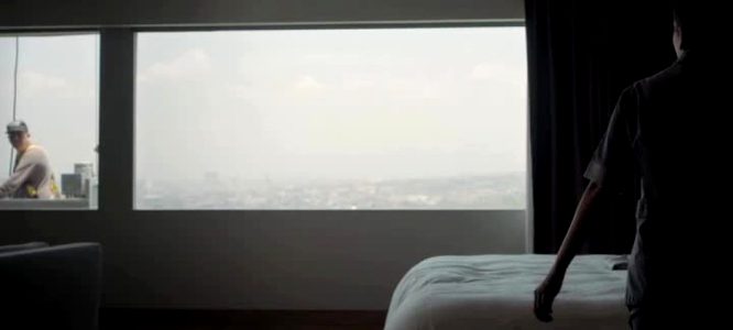 Gabriela Cartol Giving A Voyeuristic Show To The Window Cleaner In A Hotel……the Chambermaid