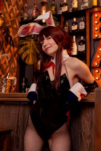 Hey, Kazuma! Are You Up For Some Fun? – My Bunny Megumin Cosplay – By Murrning_Glow