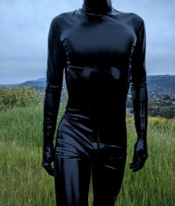 Latex Catsuit Outside