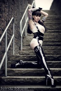 Psylocke On The Stairs!