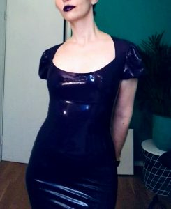 Purple Latex Dress 😉✨💜