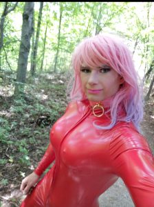 Red Latex In The Woods