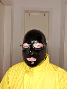 Saturday Evening With Latex And New Raincoat