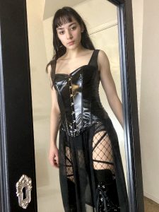 Shiny Corset And Boots
