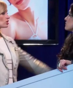 Kat Dennings And Beth Behrs Kissing